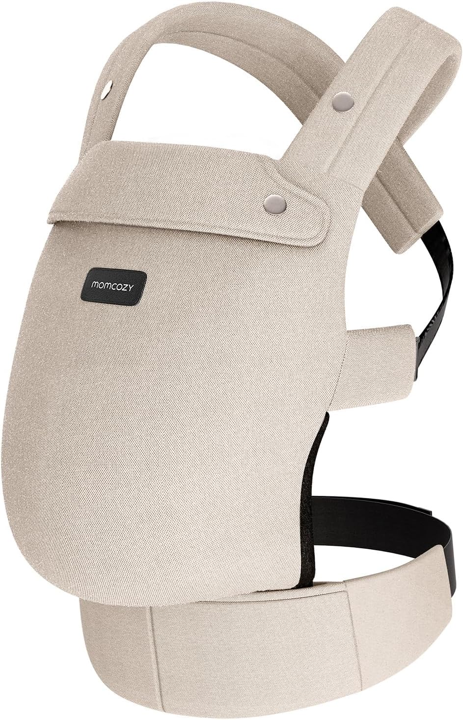 Momcozy Baby Carrier - Ergonomic, Cozy and Lightweight Carrier for 7-44lbs, Effortless to Put On, Ideal for Hands-Free Parenting, Enhanced Lumbar Support, Purehug for Infant to Toddler, Khaki